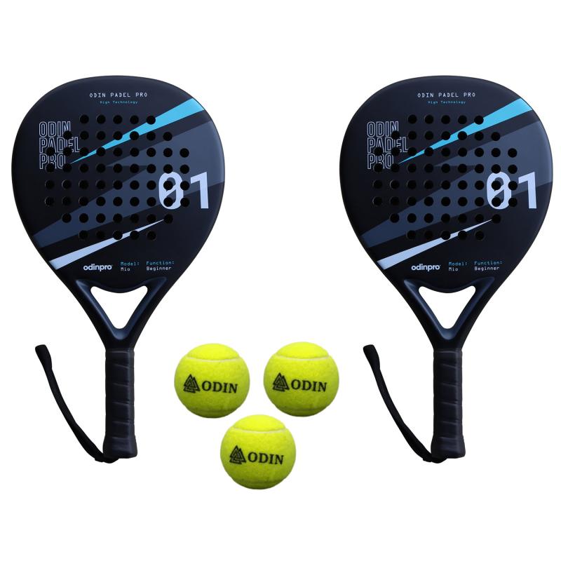 Odin Padel Pakketilbud: 2 Bat + 3 Bolde til Padelspil