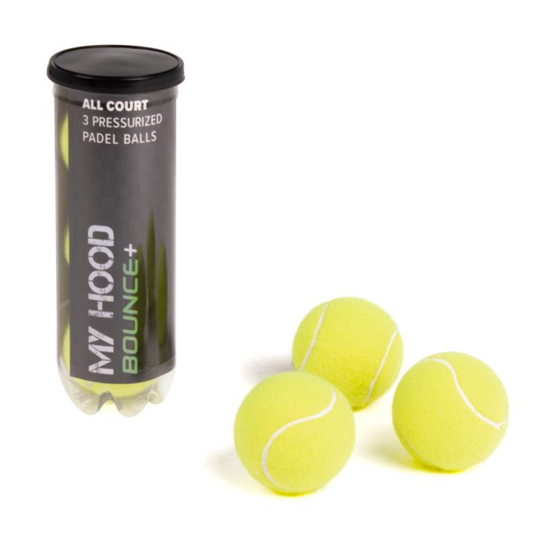 Hood Padel Bolde - 3 Stk til Padel Tennis