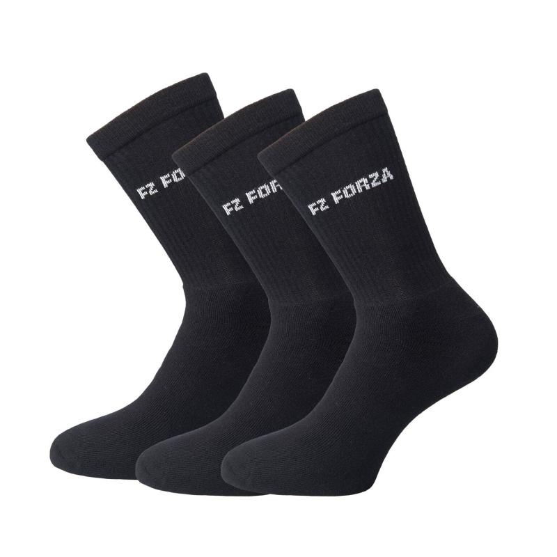 Forza Classic 3-Pak Padelstrømper - Sort Tilbud